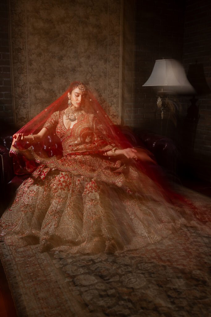 Shaheen Red Bridal by Herpret Couture